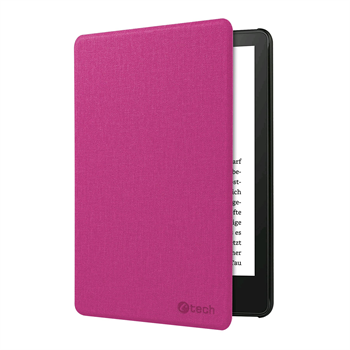 C-TECH PROTECT pouzdro pro Amazon Kindle PAPERWHITE 2024/COLORSOFT, WAKE/SLEEP funkce,hardcover, AKC-21, raspberry
