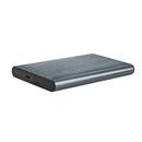 Externí box GEMBIRD pro 2,5" disky, USB 3.1, Type-C, broušený hliník, šedý