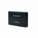 Externí box GEMBIRD pro 2.5" zařízení, USB 3.0, SATA, černý