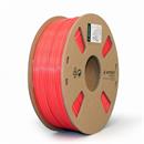 Filament GEMBIRD, ABS, 1,75mm, 1kg, fluorescentní, červená