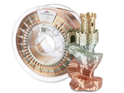 Filament Spectrum PLA SILK RAINBOW 1.75mm ANCIENT 1kg
