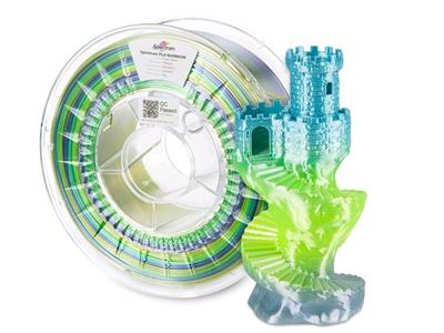 Filament Spectrum PLA SILK RAINBOW 1.75mm FROST GLOSS 1kg