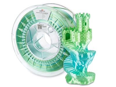 Filament Spectrum PLA SILK RAINBOW 1.75mm OCEAN MELANGE 1kg