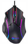 Herní myš C-TECH Akali (GM-15), casual gaming, 12800 DPI, RGB podsvícení, USB
