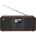 Hybridní stereo rádio Imperial DABMAN i205, DAB+, FM, internet, Bluetooth, vzhled dřeva