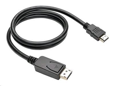 DisplayPort/HDMI, 2m, černý