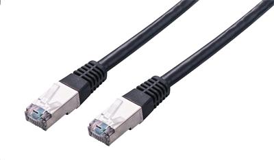 Patchcord Cat5e, FTP, černý, 2m