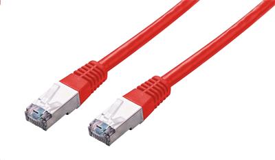 Patchcord Cat5e, FTP, červený, 2m