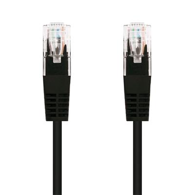 Patchcord Cat5e, UTP, černý, 1m