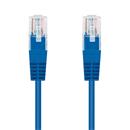 Kabel C-TECH patchcord Cat5e, UTP, modrý, 0,5m
