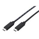 Kabel C-TECH USB 3.2, Type-C (CM/CM), PD 100W, 20Gbps, 1m, černý