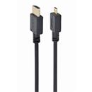 Kabel CABLEXPERT HDMI-HDMI micro        1,8m, 1.3, M/M stíněný, zlacené kontakty, černý
