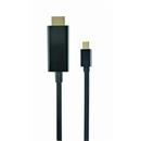 Kabel CABLEXPERT miniDisplayPort na HDMI, 4K,  M/M, 1,8m