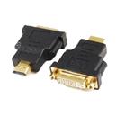 Kabel CABLEXPERT red. HDMI na DVI, M/F, zlacené kontakty, černá