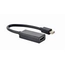 Kabel CABLEXPERT red. miniDisplayport na HDMI, M/F, černá