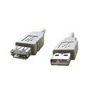 Kabel CABLEXPERT USB A-A 3m 2.0 prodlužovací HQ Black, zlacené kontakty