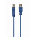 Kabel CABLEXPERT USB A-B 1,8m 3.0, modrý