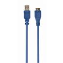 Kabel CABLEXPERT USB A-B micro 1,8m 3.0, modrý