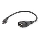 Kabel CABLEXPERT USB AF/micro BM, OTG, 15cm, pro tablety a smartphone