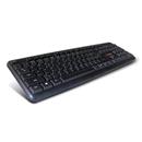 Klávesnice C-TECH KB-102 PS2 slim black, CZ/SK
