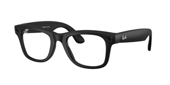 Meta Ray-Ban Gen2 Wayfarer, Matte Black, Clear