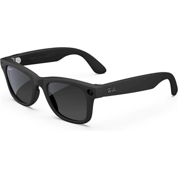 Meta Ray-Ban Gen2 Wayfarer, Matte Black, Graphite Polarized (Large)