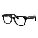 Meta Ray-Ban Gen2 Wayfarer, Shiny Black, Green transitions (Large)
