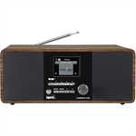 Multifunkční stereofonní rádio Imperial DABMAN i200, DAB+, FM, Internet,vzhled dřeva