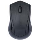 Myš C-TECH WLM-07, černá, bezdrátová, 1200DPI, 3 tlačíteka, USB nano receiver