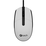 Myš C-TECH WM-10, černo/bílá, USB