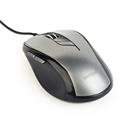Myš GEMBIRD MUS-6B-01, černo-stříbrná, USB