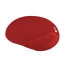 Podložka pod myš gelová C-TECH MPG-03R, červená, 240x220mm