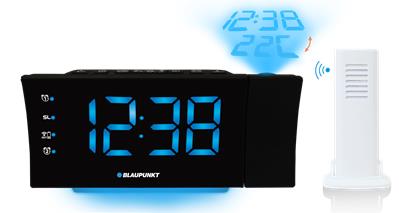 Rádiobudík BLAUPUNKT CRP81USB, FM PLL, teploměr, projekce