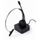 Sluchátka Gembird BTHS-M-01, vhodné pro call centra, mikrofon, Bluetooth, černé 