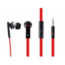 Sluchátka GEMBIRD MHS-EP-OPO pro MP3, plochý kabel, s mikrofonem