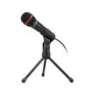 Stolní mikrofon C-TECH MIC-01, 3,5" stereo jack, 2.5m